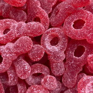 Tétines rouges acidulées - halal