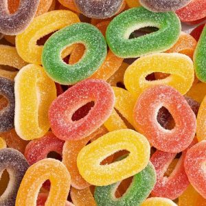 Anneaux acidulés halal