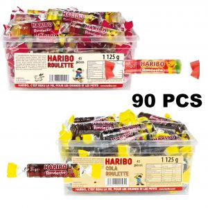 Roulettes fruits ou cola