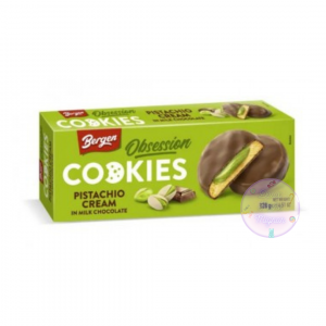 Cookies crème pistache chocolat lait